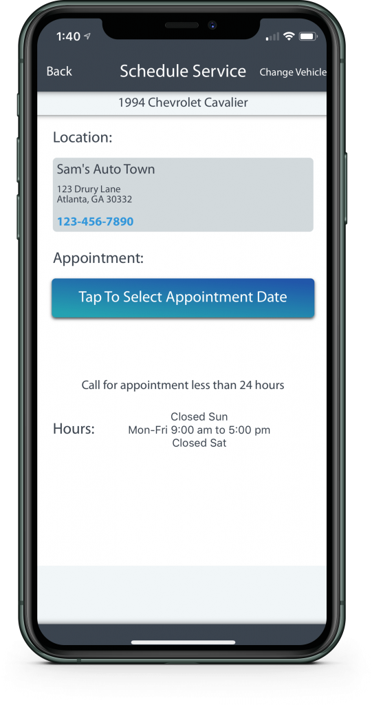 CarRx Vehicle Maintenance software app preview 3